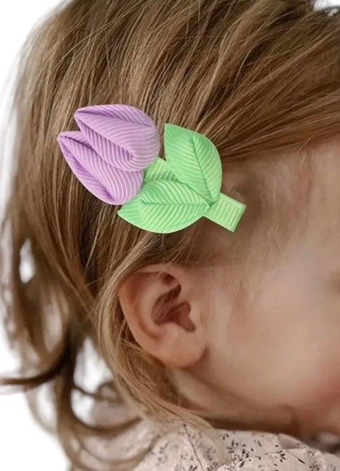 Tulip Hair Clips