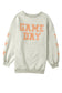 Grapefruit Orange Game Day Graphic Rugby Football Season Sweatshirt